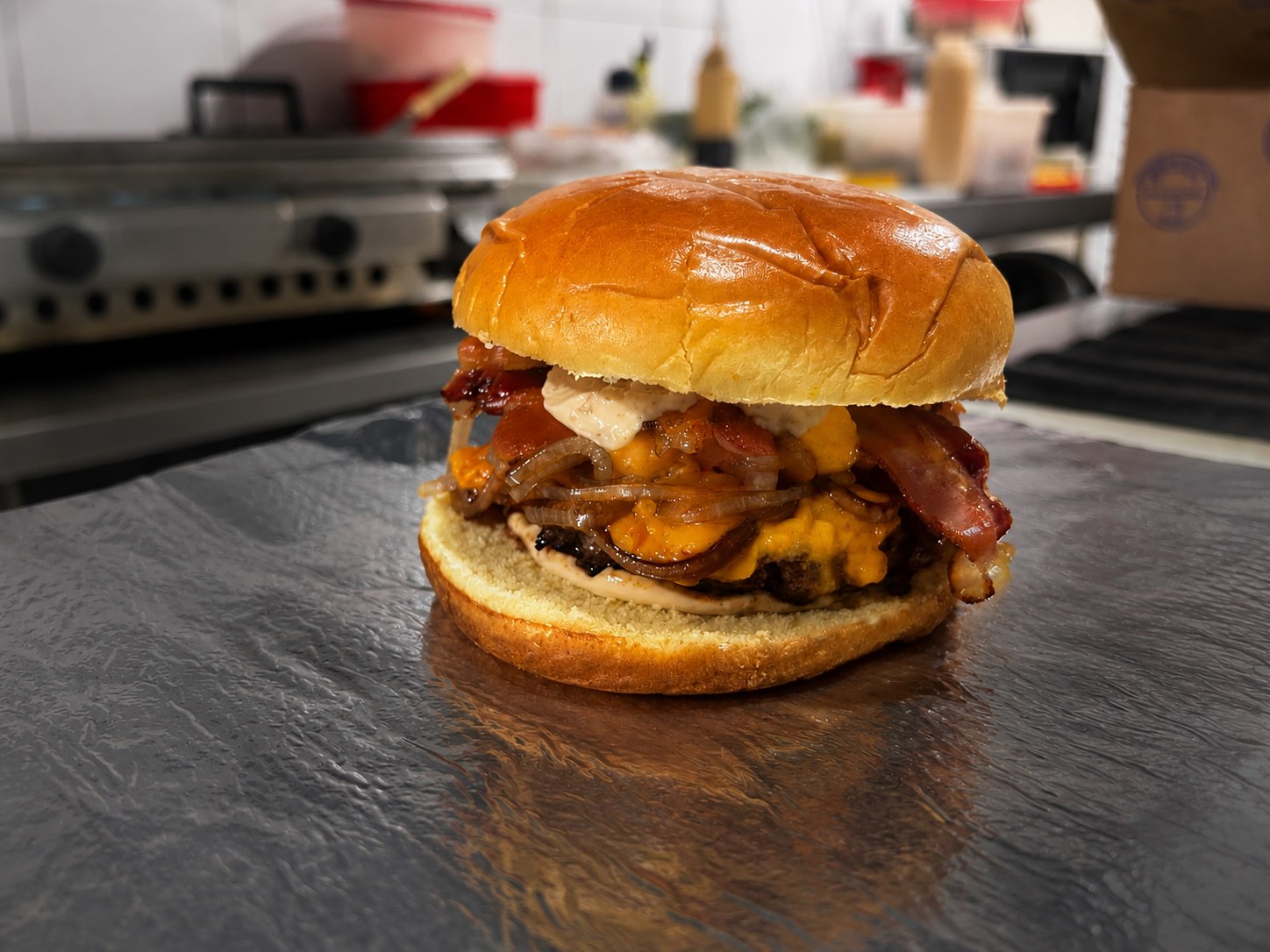 Burger O Bruto do Burgers N' Smoke